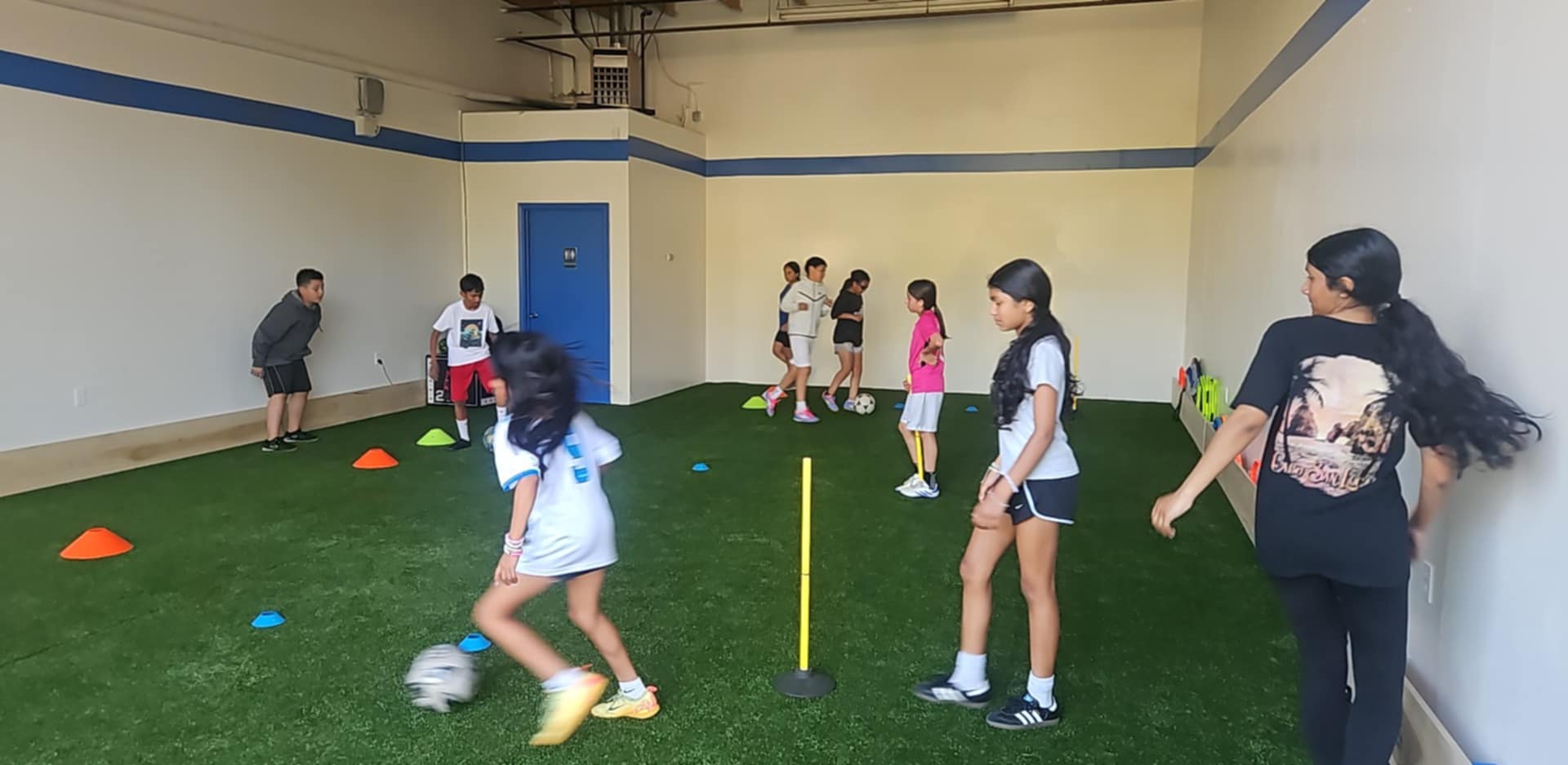 Youth soccer player training in Hillsboro Oregon