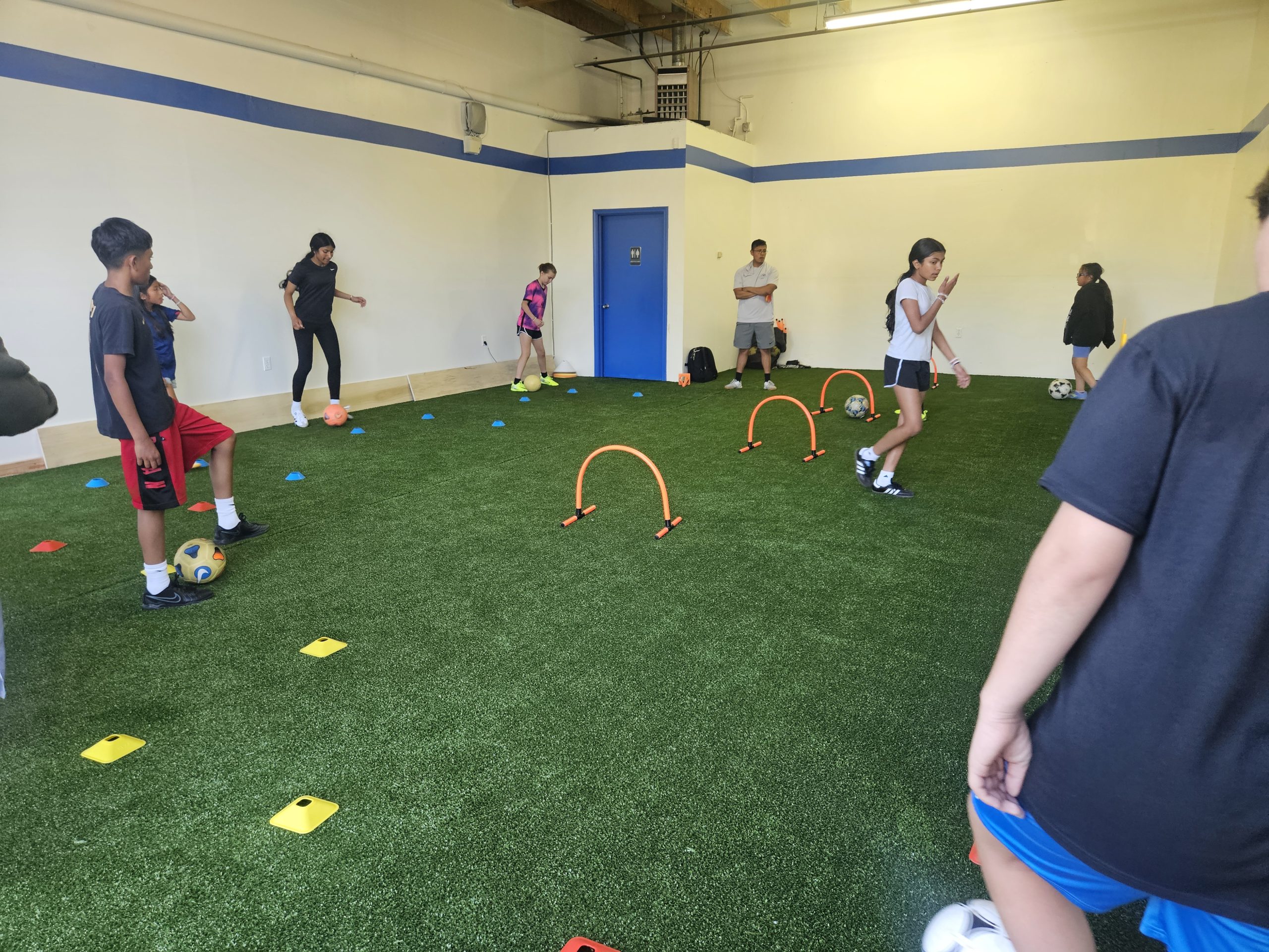 Overdrive Soccer youth soccer training background image